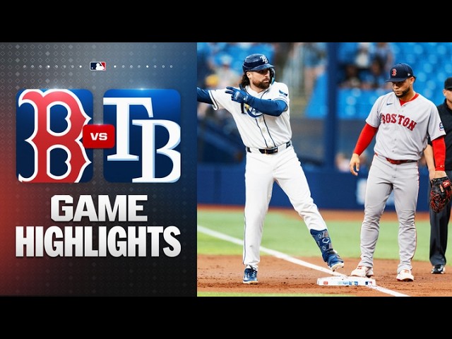 Red Sox vs. Rays Game Highlights (6/8/26) | MLB Highlights