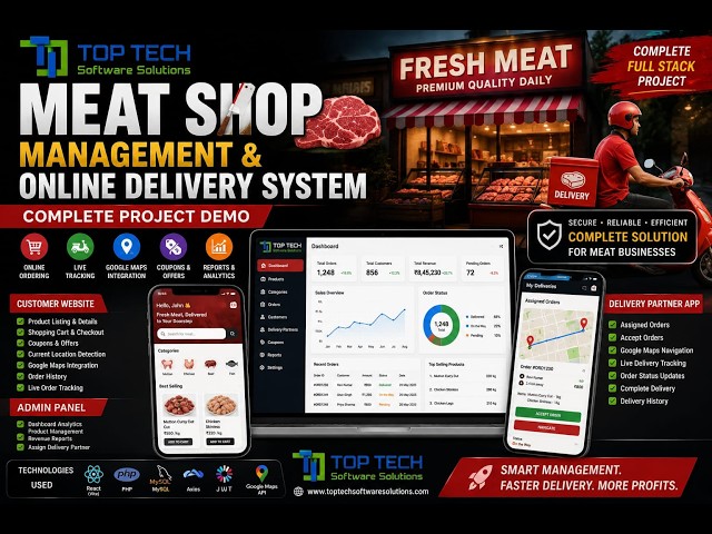 Meat Shop & Delivery Management System