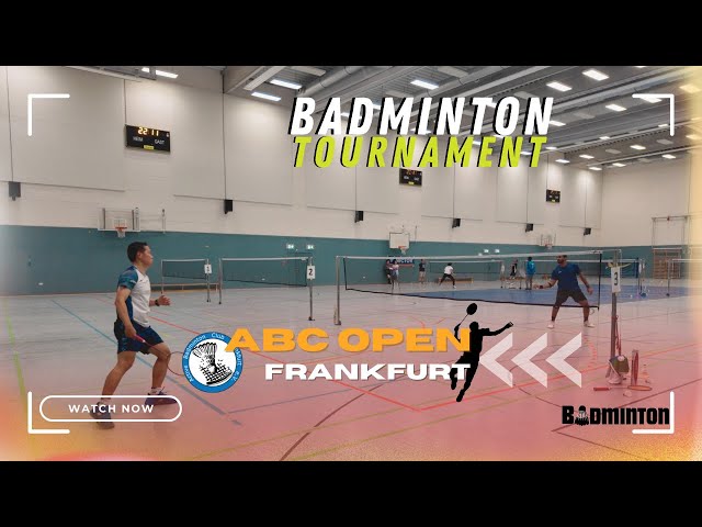 ABC Open Tournament Frankfurt, Germany/ Men‘s Single Group C/ Play off 3/4  [4K30 FPS] #badminton