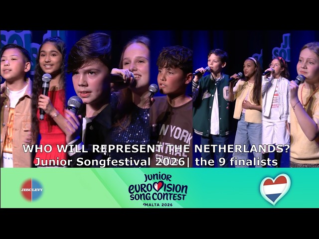The 9 Finalists for JSF 2026 | Junior Songfestival 2026 Finalists |