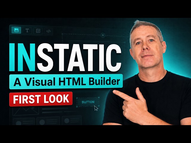 First Look at Instatic | The New Alpha Visual Builder