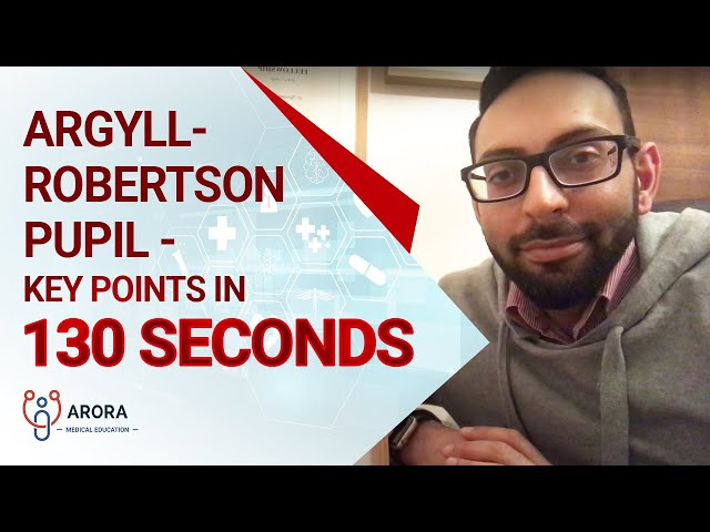 Argyll-Robertson Pupil - key points in 60 seconds
