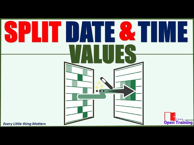 Split Date and Time Using Power Query