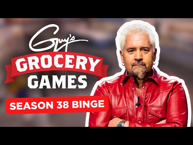 BINGE Season 38 of Guy's Grocery Game 🛒 🔥 | Food Network