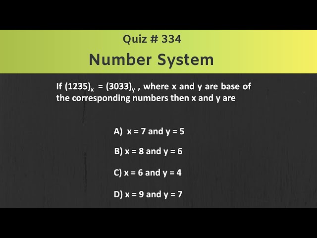 Number System Solved Problem (Digital Electronics)| Quiz # 334