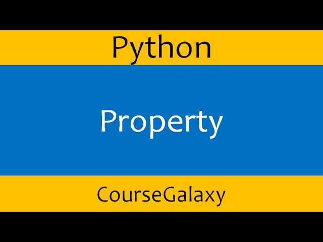 Property In Python