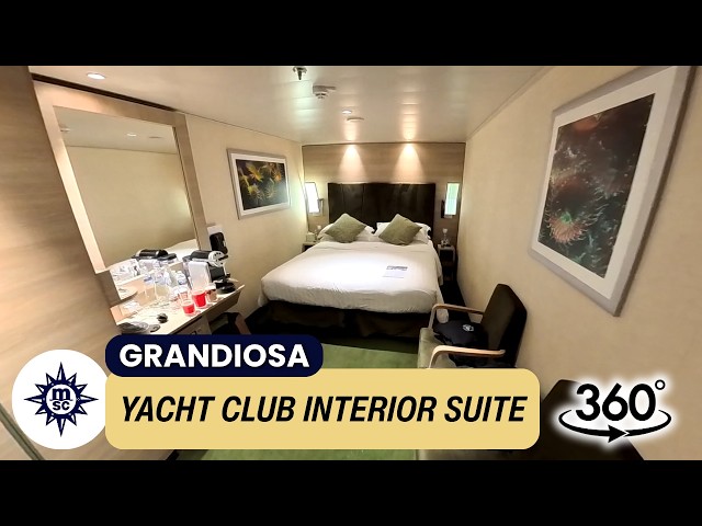 MSC Grandiosa 360° Yacht Club Interior Suite | Cabin 15005