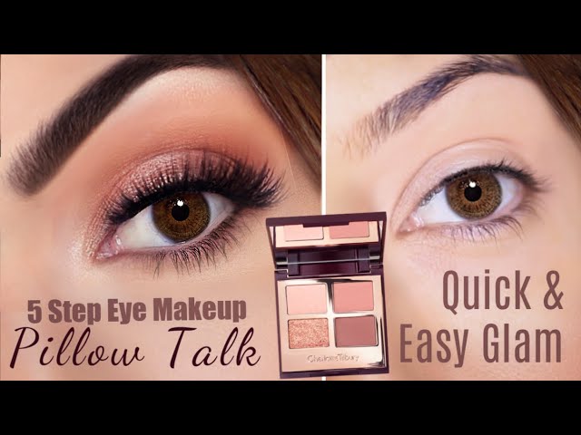 Beginner Eye Makeup 5 Step Eye Makeup Pillow Talk | TheMakeupChair