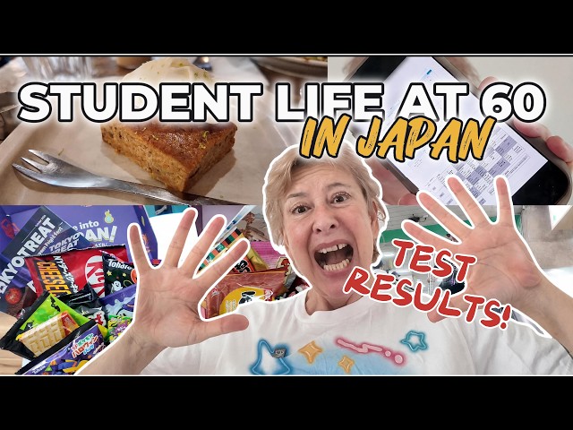I PASSED Japanese School at 60… But Look at My Grades! 🇯🇵 #tokyotreat BOX opening #japan