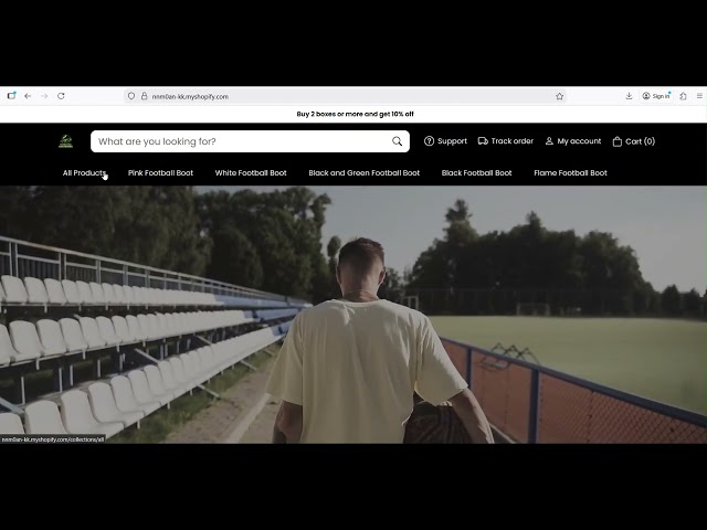 Shopify Theme Demo – Mundo das Chuteiras (Custom E-commerce Project)