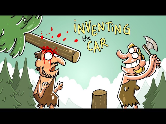 Cavemen Inventing the First Car | Cartoon Box 502 | Hilarious Cartoons
