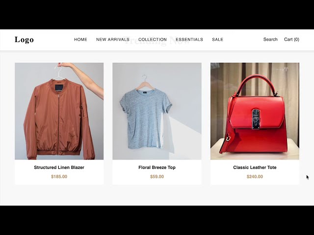 How to Build a Luxury Fashion Store Website In HTML & CSS