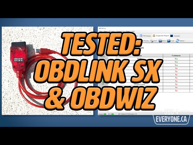 Tested: OBDLink SX + OBDWiz, the fast USB Scanner: OBD4Everyone E21
