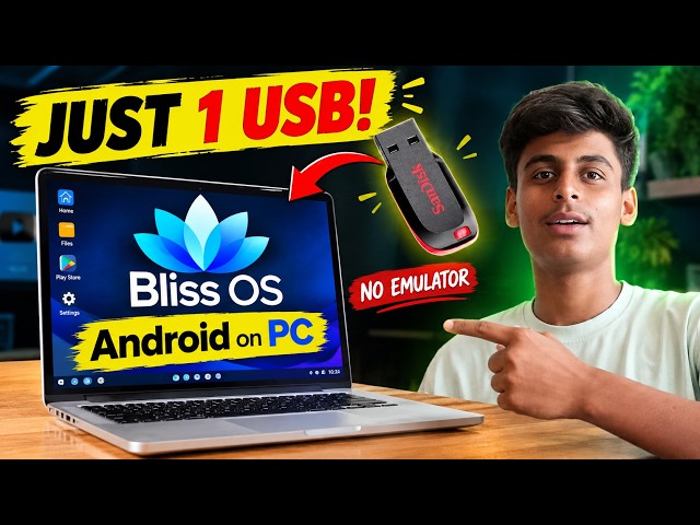 Turn Your Laptop Into Android!😎 Only with Pendrive🔥NO EMULATOR