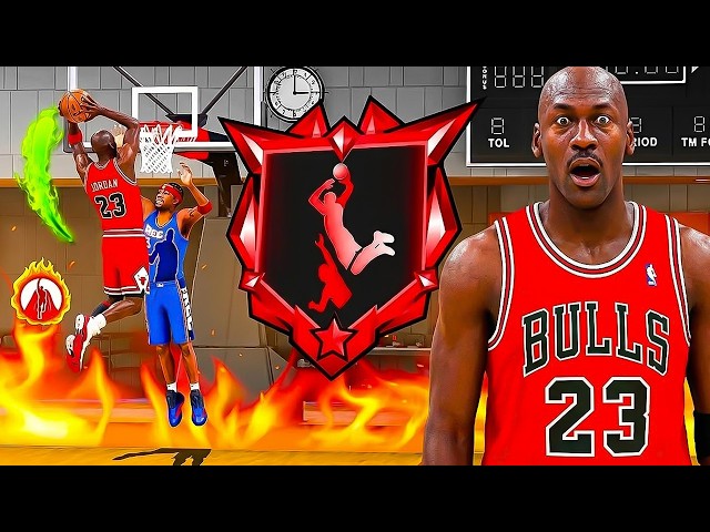 This "GOAT" MICHAEL JORDAN BUILD + LEGEND POSTERIZER is a UNSTOPPABLE in RANDOM REC (NBA2K26)