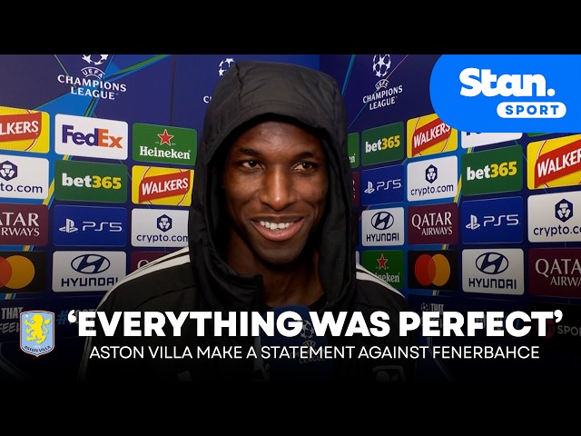 NICOLAS JACKSON: 'Everyone is SO HAPPY at Aston Villa' 😍 New striker has settled in quickly