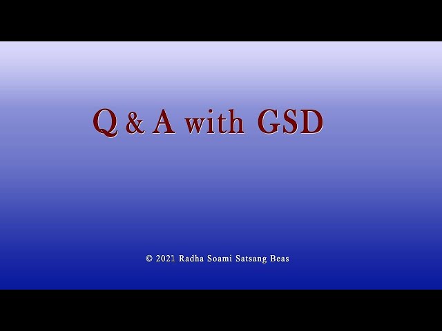 Q & A with GSD 049 Eng/Hin/Punj