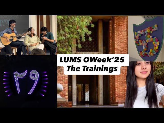 Oweek At LUMS|| As a Coach pt. 1