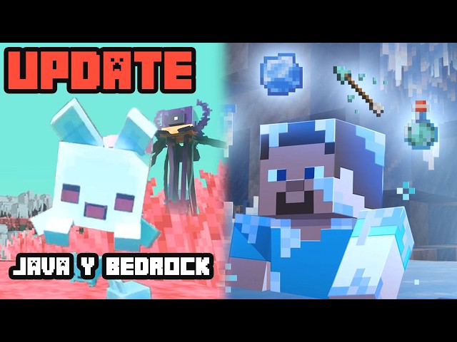 NEW DIMENSION FOR JAVA AND BEDROCK OFFICIAL ICE CAVES AND NEW MOBS AND MORE MINECRAFT LIVE 2026