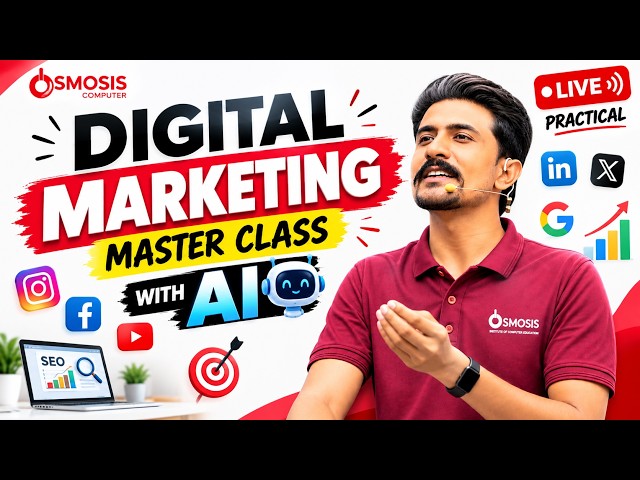 Digital Marketing Master Class with AI 2026 🔥 | Live Practical Class | SEO, Google Ads, AI Tools