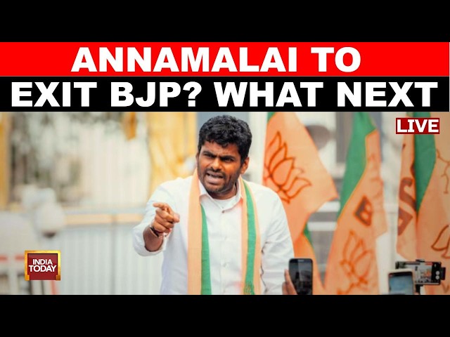 Annamalai News LIVE: Will K Annamalai Leave BJP? Former TN BJP Chief Meets Amit Shah | Watch
