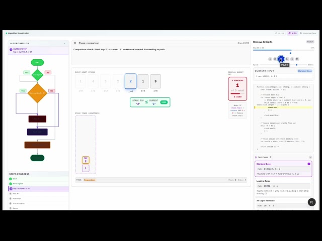 Remove K Digits | Greedy + Monotonic Stack Explained | GFG POTD 19 Jan 2026