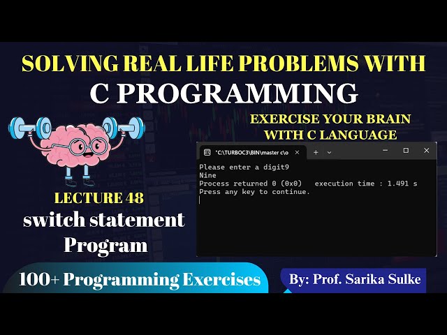 48. Program Using switch statement in C Language with practical | C Programming for Beginners