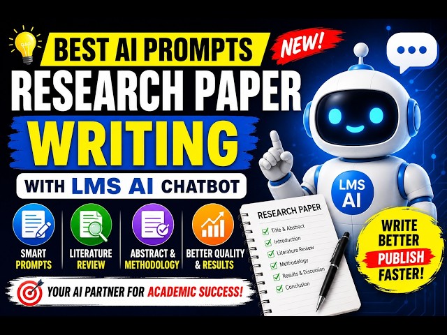 Complete Research Paper Writing Guide Using LMS AI Chatbot