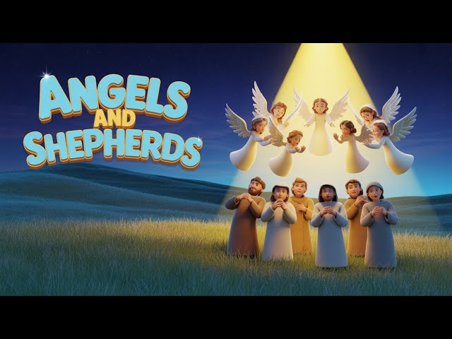 The Angels and the Shepherds | Bible Story for Kids
