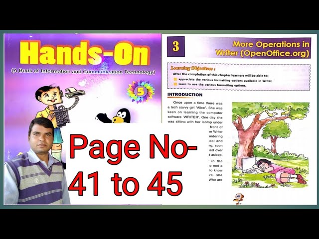 More Operations in Writer class-5🔥OpenOffice.ord🔥dav class-5 computer🔥dav class-5 computer chapter-3