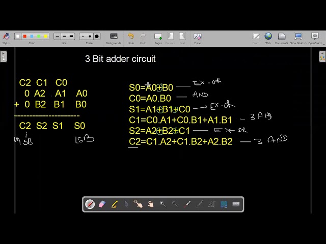 3 bit adder circuit