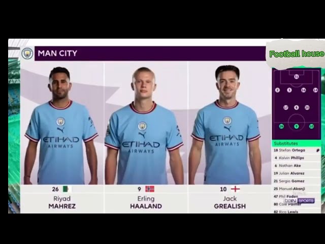 Man city vs Aston Villa 3-1  highlights