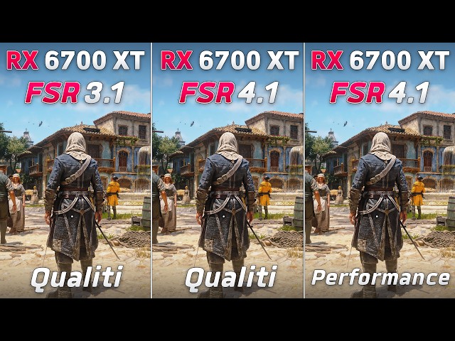 RX 6700 XT : FSR 4.1 vs FSR 3.1 - Test in 10 Games