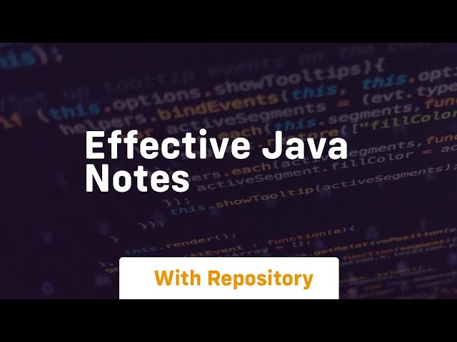 effective java notes