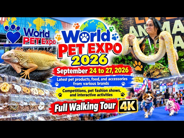 World Pet Expo 2026 Philippines | Full Event Tour | 4K
