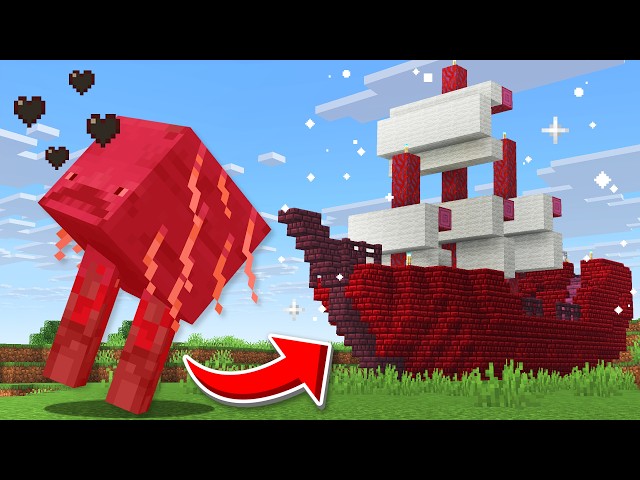 Minecraft, but Mobs Spawn Custom Structures…