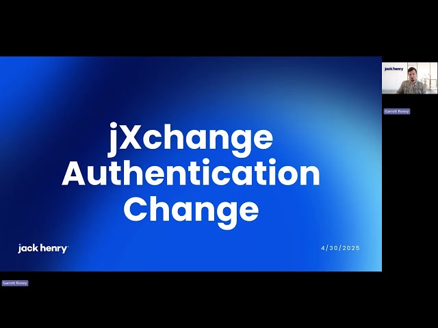 jXchange OAuth - Banks and Credit Unions Part 1