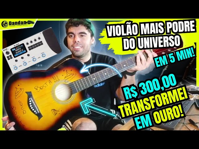 A CHEAP 300 REAIS GUITAR, AWFUL, WITH IMPULSE RESPONSE, TURNED INTO A MONSTER... IT BEATS A GIBSON!?