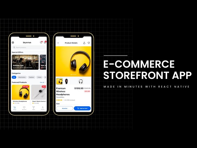 E-Commerce Storefront with Real React Native Code | RapidNative