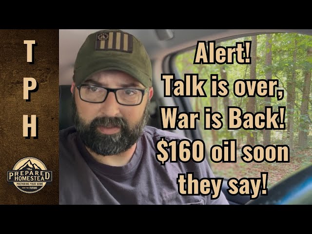 Alert! Talk is over, War is Back! $160 oil they say! 