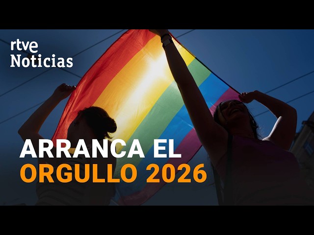LGTBIQ+ PRIDE 2026 KICKS OFF from PLAZA PEDRO ZEROLO in MADRID | RTVE