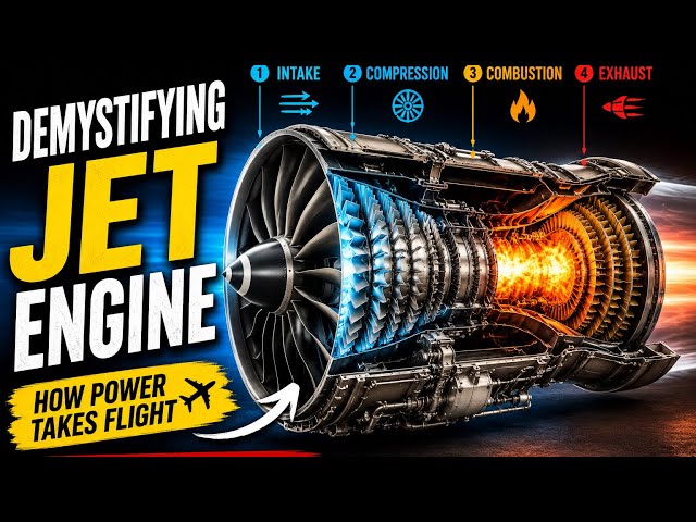 Demystifying Jet Engines ✈️ | How Aircraft Engines Really Work (Explained Simply)