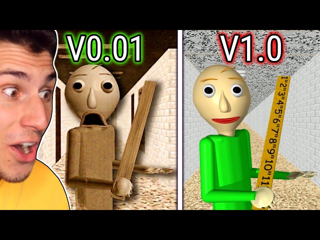 I Played The First Version of Baldi's Basics Ever Made!
