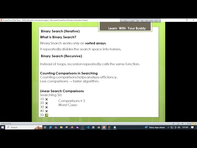 Tutorial 06:Searching Algorithms Explained  | Algorithm Design & Analysis