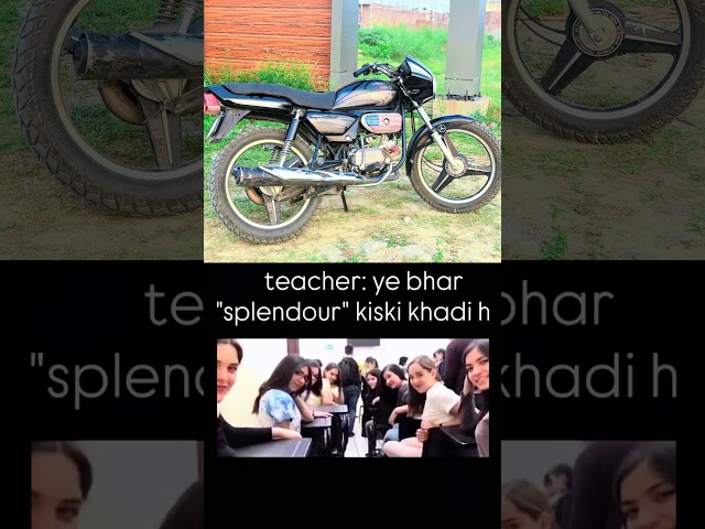 Splendor 😎💸 ll Uk 18 Wale ll Splendor Modified ll#punjabisong  #shortvideo #splendormodified #bike