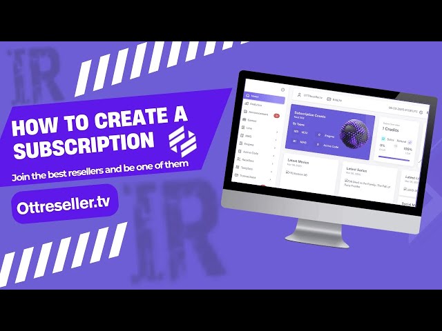 How to Create a Subscription in Mega Ott