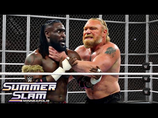 WWE SummerSlam August 1, 2026 Brock Lesnar Vs Oba Femi Brutal Match WWE SummerSlam 2026 Highlights