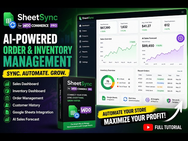 Sheetsync for woocommerce
