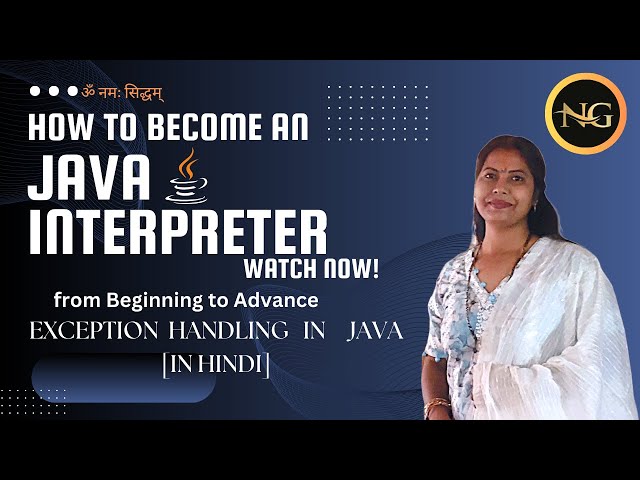 exception handling in java