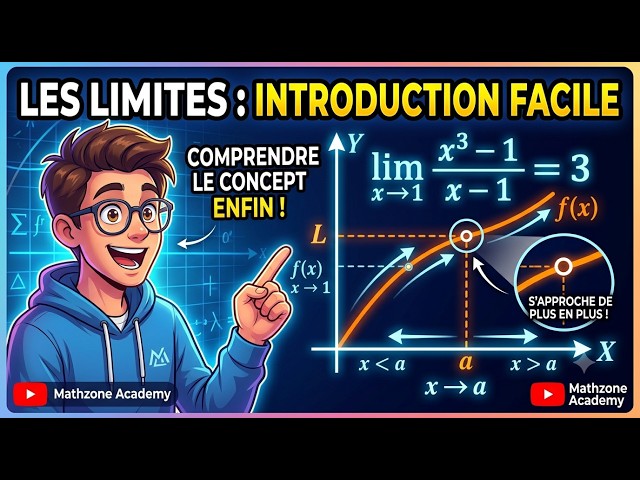 Limite Intuitive : Comprendre le concept facilement (Animation Manim)